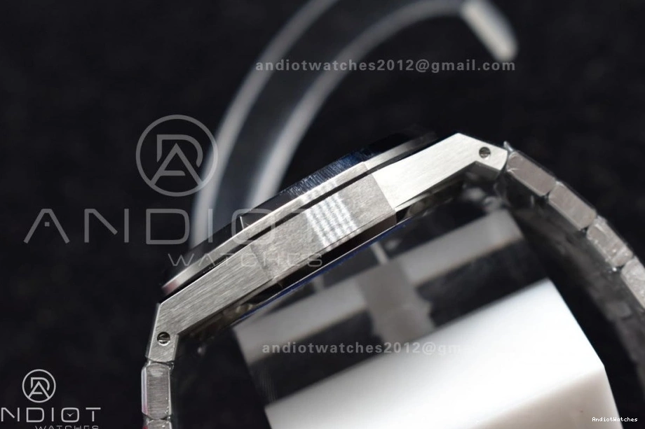 DailyWear Clone APSF Bracelet Oak SS 443 15500 Dial Edition on Super Black Royal Textured 1:1 A4302 SS 41mm Best 0122